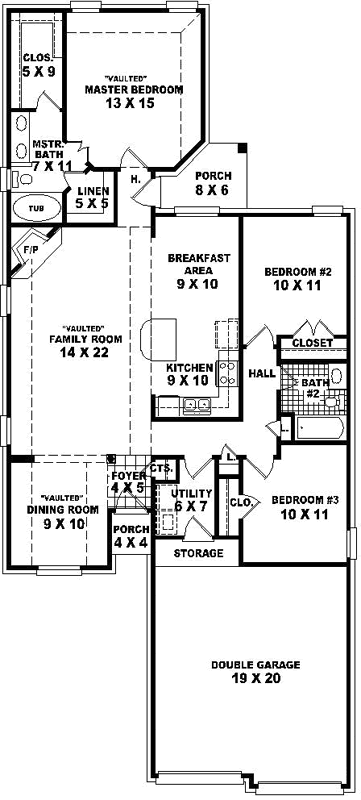 Main Floor Plan: 6-1672