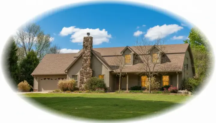 Early American house plans 6-1687 - front exterior, 1,854 sq ft, 2 bed, 2 bath house plans | Monster House Plans