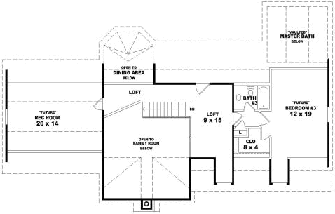 Upper/Second Floor Plan: 6-1687