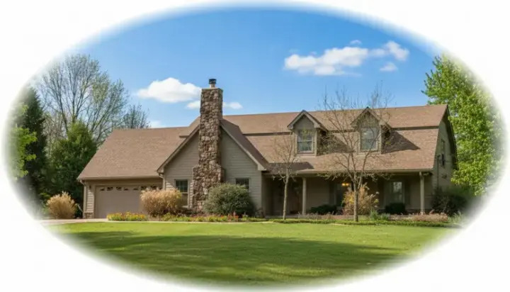 Early American house plans 6-1688 - front exterior, 2,166 sq ft, 3 bed, 3 bath house plans | Monster House Plans