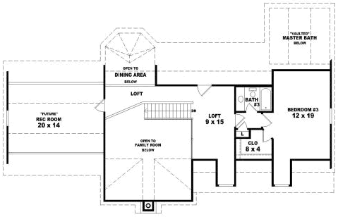 Upper/Second Floor Plan: 6-1688