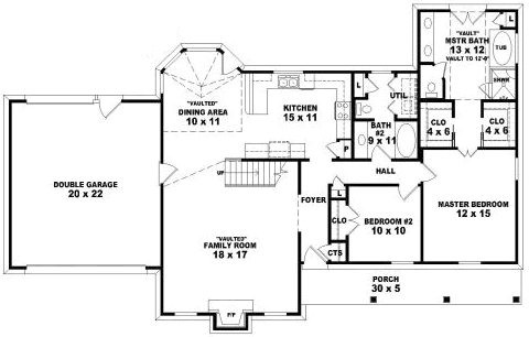 Main Floor Plan: 6-1689