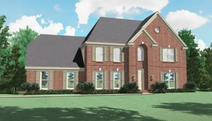 Southern house plans 6-1695 - front exterior, 2,839 sq ft, 4 bed, 2 bath house plans | Monster House Plans