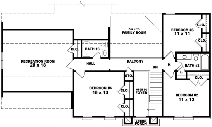 Upper/Second Floor Plan: 6-1695