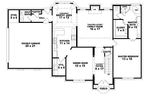 Main Floor Plan: 6-1698