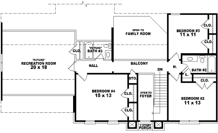 Upper/Second Floor Plan: 6-1702