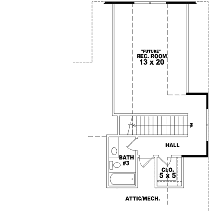 Upper/Second Floor Plan: 6-1706
