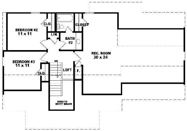 Upper/Second Floor Plan: 6-171
