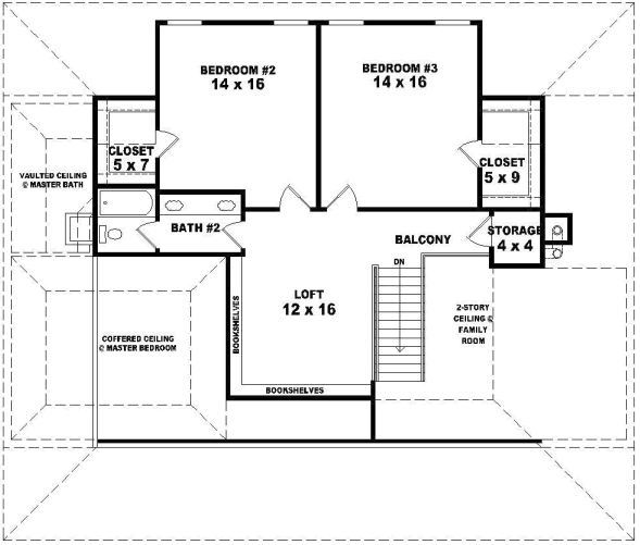 Upper/Second Floor Plan: 6-1712
