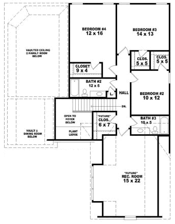 Upper/Second Floor Plan: 6-1719