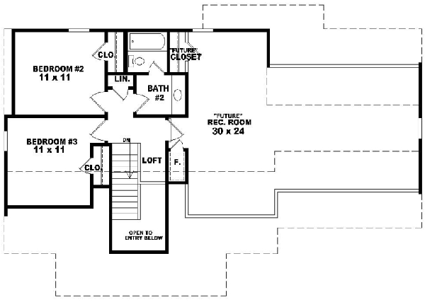 Upper/Second Floor Plan: 6-172