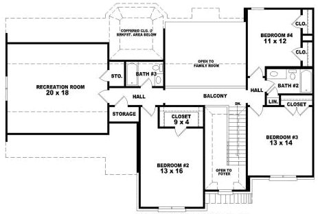 Upper/Second Floor Plan: 6-1728