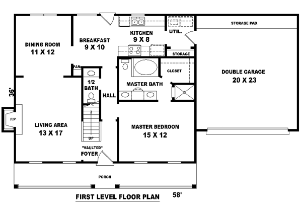 Main Floor Plan: 6-173