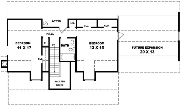 Upper/Second Floor Plan: 6-173