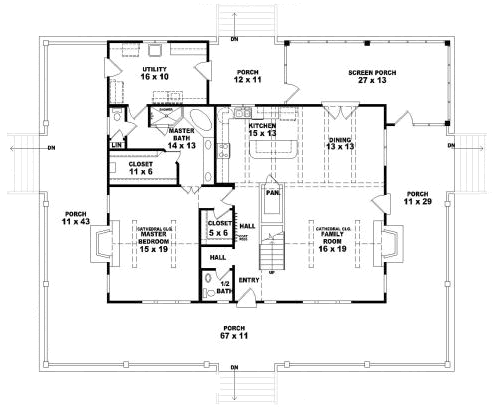 Main Floor Plan: 6-1732