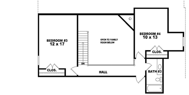 Upper/Second Floor Plan: 6-1734