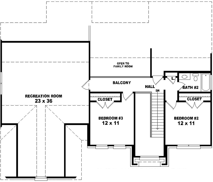 Upper/Second Floor Plan: 6-1738