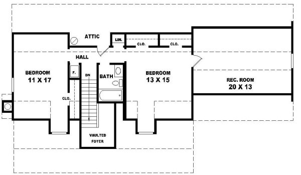 Upper/Second Floor Plan: 6-174