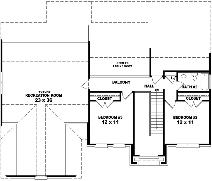 Upper/Second Floor Plan: 6-1741