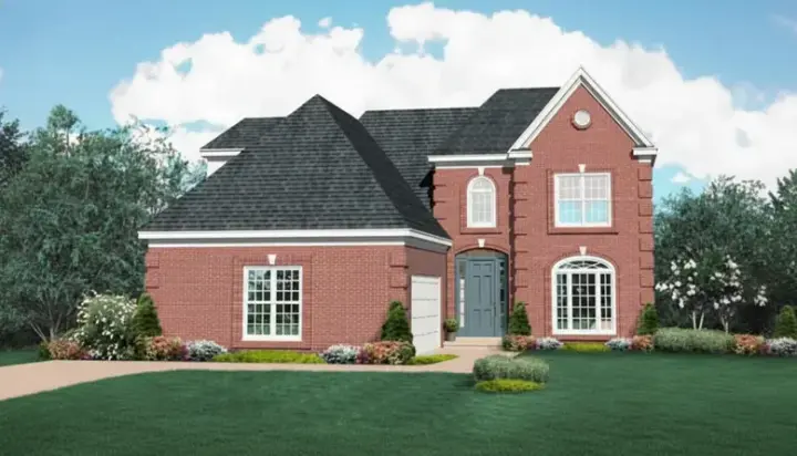 European house plans 6-1748 - front exterior, 2,437 sq ft, 3 bed, 2 bath house plans | Monster House Plans