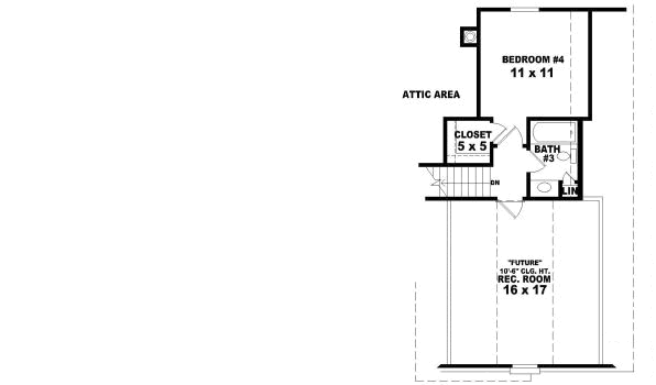 Upper/Second Floor Plan: 6-1751