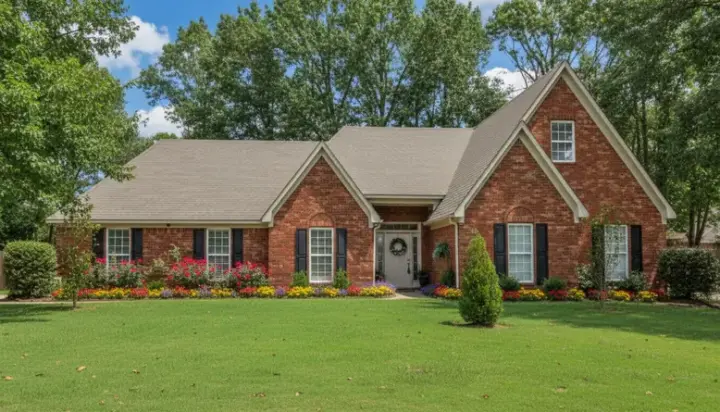 Traditional house plans 6-1754 - front exterior, 2,446 sq ft, 4 bed, 3 bath house plans | Monster House Plans