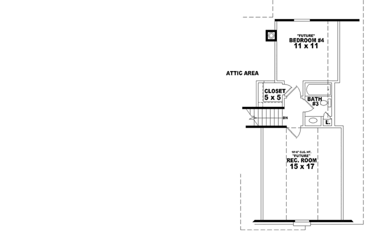 Upper/Second Floor Plan: 6-1755