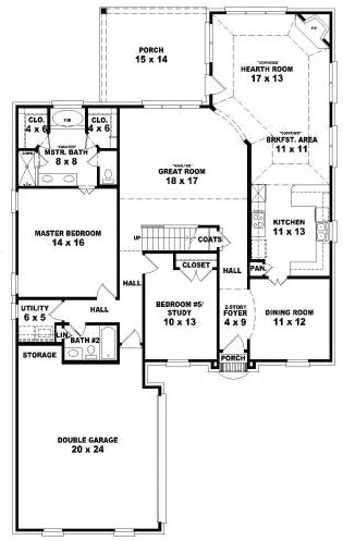 Main Floor Plan: 6-1757