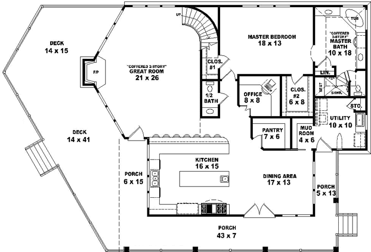 Main Floor Plan: 6-1758