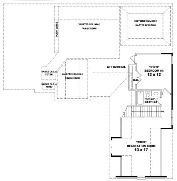 Upper/Second Floor Plan: 6-1760
