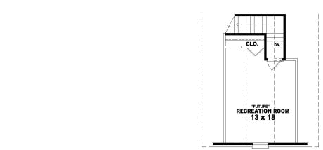 Upper/Second Floor Plan: 6-1761