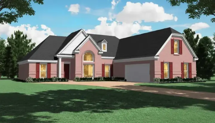 Traditional house plans 6-1763 - front exterior, 2,189 sq ft, 3 bed, 2 bath house plans | Monster House Plans
