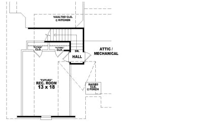 Upper/Second Floor Plan: 6-1771