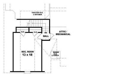 Upper/Second Floor Plan: 6-1772