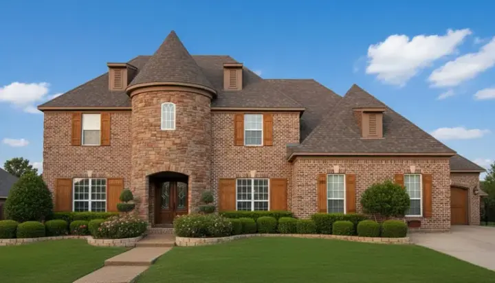 European house plans 6-1777 - front exterior, 2,686 sq ft, 3 bed, 3 bath house plans | Monster House Plans