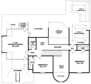 Upper/Second Floor Plan: 6-1777