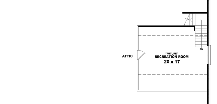 Upper/Second Floor Plan: 6-1780