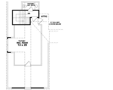 Upper/Second Floor Plan: 6-1782