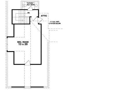 Upper/Second Floor Plan: 6-1783