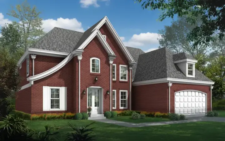 French Country house plans 6-1785 - front exterior, 3,261 sq ft, 3 bed, 2 bath house plans | Monster House Plans