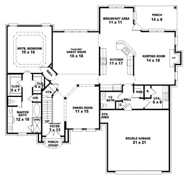 Main Floor Plan: 6-1786