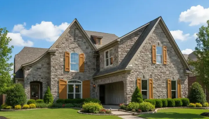 European house plans 6-1787 - front exterior, 3,118 sq ft, 4 bed, 3 bath house plans | Monster House Plans