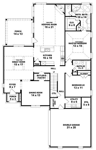 Main Floor Plan: 6-1788