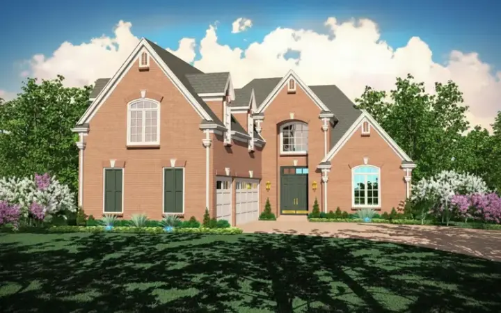 Traditional house plans 6-1791 - front exterior, 2,988 sq ft, 3 bed, 1 bath house plans | Monster House Plans