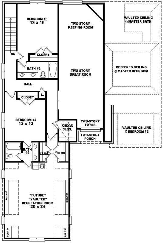 Upper/Second Floor Plan: 6-1791
