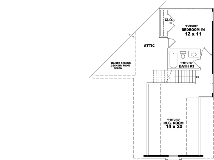 Upper/Second Floor Plan: 6-1792