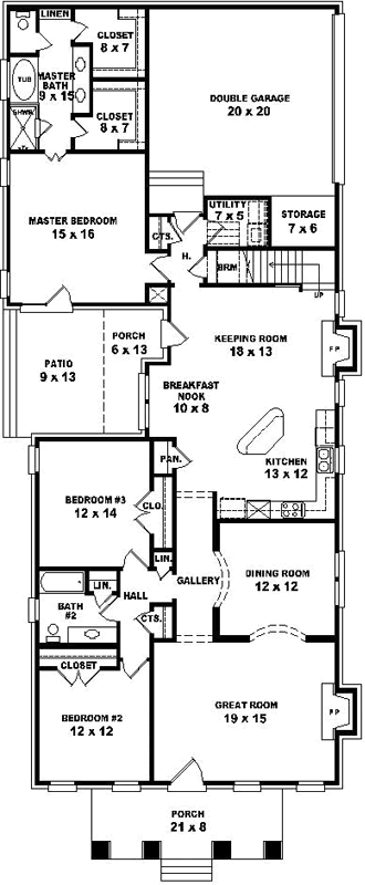 Main Floor Plan: 6-1798