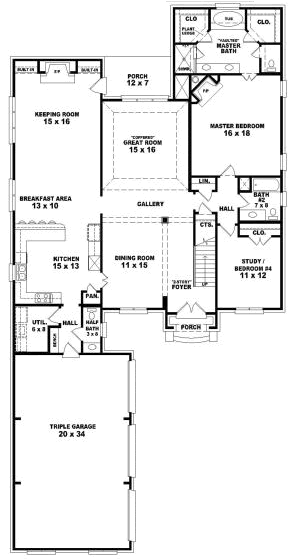 Main Floor Plan: 6-1799