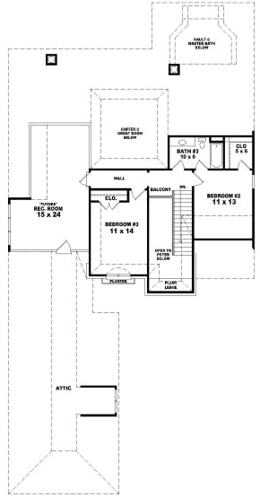 Upper/Second Floor Plan: 6-1799