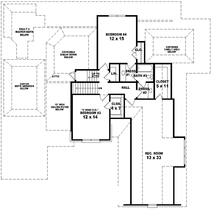 Upper/Second Floor Plan: 6-1803
